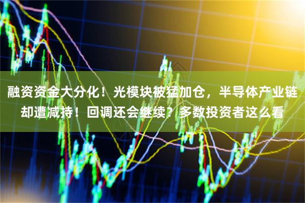 融资资金大分化！光模块被猛加仓，半导体产业链却遭减持！回调还会继续？多数投资者这么看